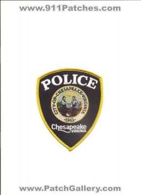 Chesapeake Police Department (Virginia)
Thanks to rdbigney for this scan.
Keywords: dept. city of