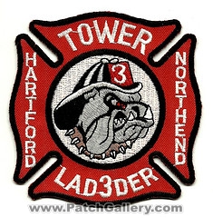 Hartford Fire Department Tower Ladder 3 (Connecticut)
Thanks to conorlahiff for this scan.
Keywords: dept. northend company station