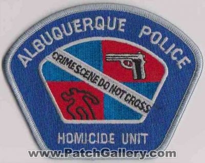 Albuquerque Police Department Homicide Unit (New Mexico)
Thanks to yuriilev for this scan.
Keywords: dept. crime scene do not cross