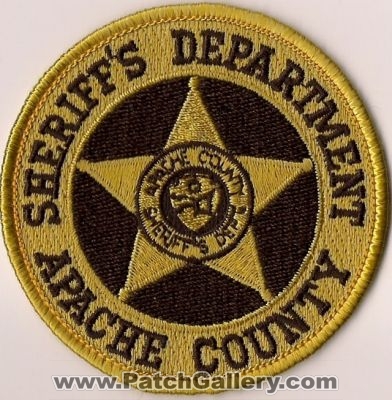Apache County Sheriff's Department (Arizona)
Thanks to dowelljr1167 for this scan.
Keywords: sheriffs dept.