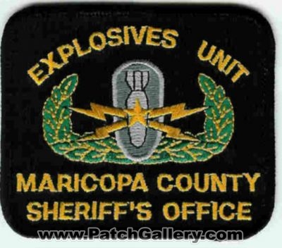 Maricopa County Sheriff's Office Explosives Unit EOD (Arizona)
Thanks to dowelljr1167 for this scan.
Keywords: sheriffs department dept. mcso