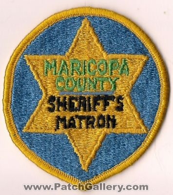 Maricopa County Sheriff's Office Sheriff's Matron (Arizona)
Thanks to dowelljr1167 for this scan.
Keywords: sheriffs department dept. mcso