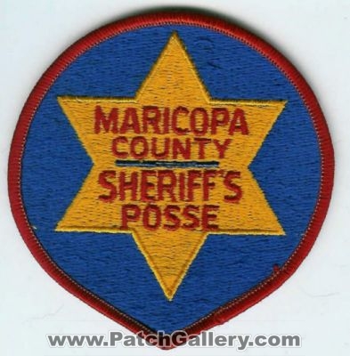 Maricopa County Sheriff's Office Sheriff's Posse (Arizona)
Thanks to dowelljr1167 for this scan.
Keywords: mcso sheriffs department dept.