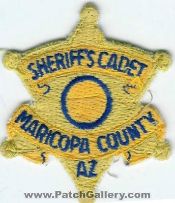 Maricopa County Sheriff's Office Sheriff's Cadet (Arizona)
Thanks to dowelljr1167 for this scan.
Keywords: mcso sheriffs department dept. az