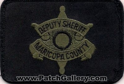 Maricopa County Sheriff's Office Deputy Sheriff (Arizona)
Thanks to dowelljr1167 for this scan.
Keywords: mcso sheriffs department dept.