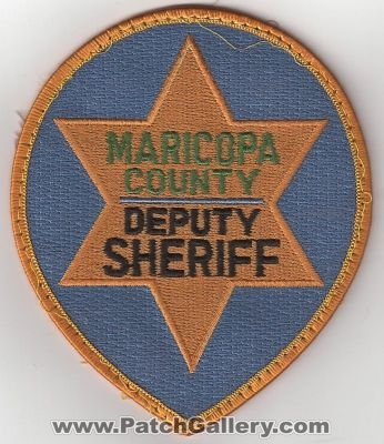 Maricopa County Sheriff's Office Deputy Sheriff (Arizona) (Error)
Thanks to dowelljr1167 for this scan.
Keywords: mcso sheriffs department dept.