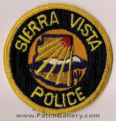 Sierra Vista Police Department (Arizona)
Thanks to dowelljr1167 for this scan.
Keywords: dept.