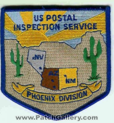 United States Postal Inspection Service USPIS Phoenix Division
Thanks to dowelljr1167 for this scan.
Keywords: u.s.p.i.s. nv nevada az arizona nm new mexico
