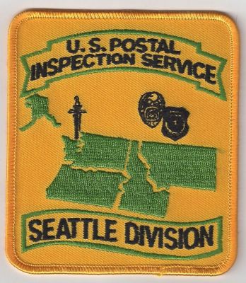 Washington - United States Postal Inspection Service USPIS Seattle Division
Thanks to dowelljr1167 for this scan.
Keywords: u.s.p.i.s.