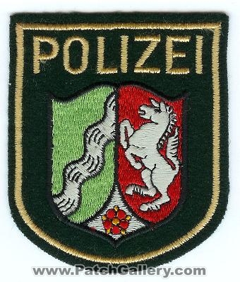 Nordheim-Westfalen State Police (Germany) 
Thanks to lnielsen63 for this scan.
Keywords: polizei