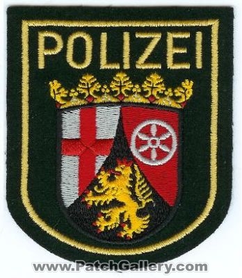 Rheinland-Pfalz State Police (Germany)
Thanks to lnielsen63 for this scan.
Keywords: polizei