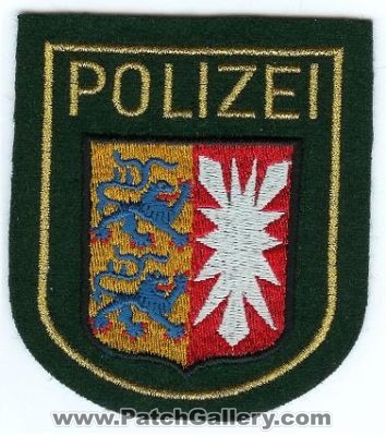 Schleswig-Holstein State Police (Germany)
Thanks to lnielsen63 for this scan.
Keywords: polizei