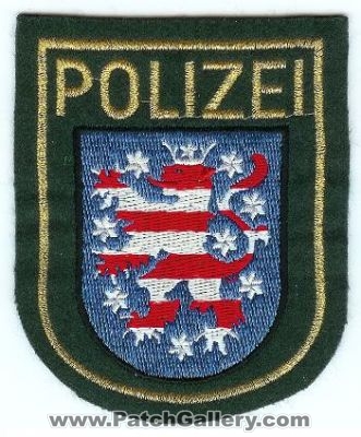 Thüringen State Police (Germany)
Thanks to lnielsen63 for this scan.
Keywords: polizei