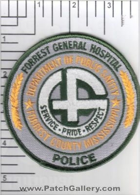 Forrest General Hospital Police Department (Mississippi)
Thanks to rduckp for this scan.
Keywords: dept. of public safety dps county
