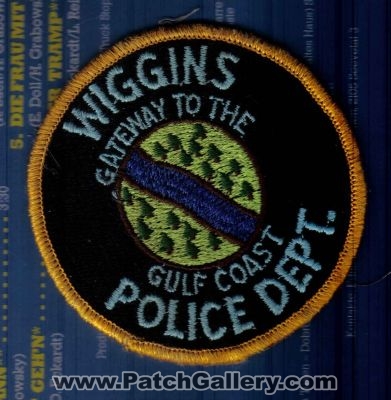 Wiggins Police Department (Mississippi)
Thanks to rduckp for this scan.
Keywords: dept. gateway to the gulf coast