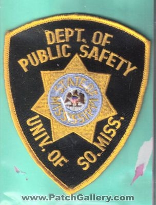 University of Southern Mississippi Department of Public Safety (Mississippi)
Thanks to rduckp for this scan.
Keywords: univ. so. miss. dept. dps