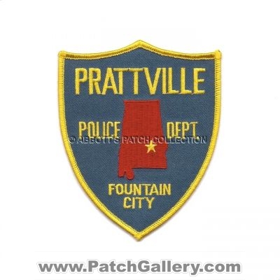 Prattville Police Department (Alabama)
Thanks to jeremyabbott for this scan.
Keywords: dept. fountain city