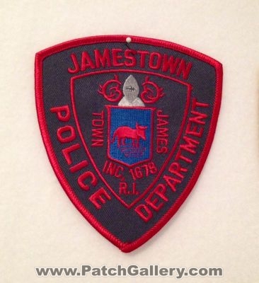 Jamestown Police Department (Rhode Island)
Thanks to patchcollector4599 for this picture.
Keywords: dept. r.i.