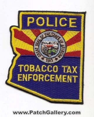 Arizona Tobacco Tax Enforcement Police Department (Arizona)
Thanks to placido for this scan.
Keywords: az revenue enforcement dept.