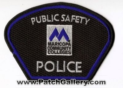 Maricopa Community Colleges Public Safety Police (Arizona)
Thanks to placido for this scan.
Keywords: campus police mcccd az