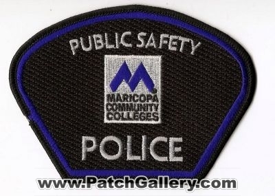 Maricopa Community Colleges Public Safety Police (Arizona)
Thanks to placido for this scan.
Keywords: campus police mcccd az