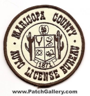 Maricopa County Auto License Bureau (Arizona) (Defunct)
Thanks to placido for this scan.
Keywords: co. az motor vehicle mvd drivers license inspector