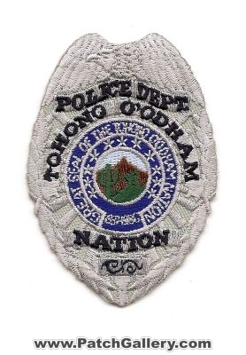Tohono O'Odham Nation Police Department (Arizona)
Thanks to placido for this scan.
Keywords: oodham indian tribe az arizona police specialty enforcement tribal