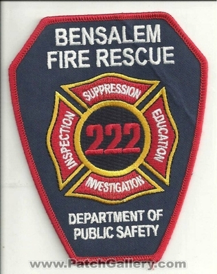 Bensalem Fire Department
Thanks to Ronnie5411 for this scan.
