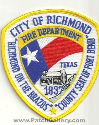 RICHMOND FIRE DEPARTMENT
Thanks to Ronnie5411 for this scan.
