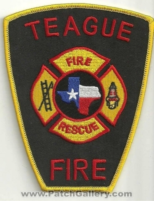 TEAGUE FIRE DEPARTMENT
Thanks to Ronnie5411 for this scan.
