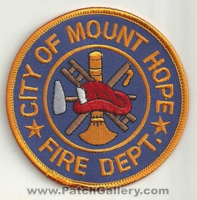 MOUNT HOPE FIRE DEPARTMENT
Thanks to Ronnie5411 for this scan.
