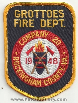 Grottoes Fire Department
Thanks to Ronnie5411 for this scan.
