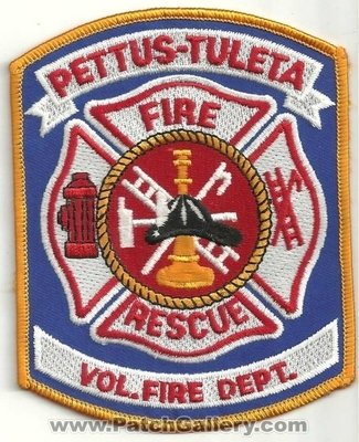PETTUS TULETA FIRE DEPARTMENT
Thanks to Ronnie5411 for this scan.
