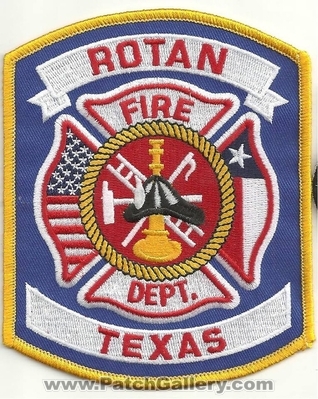 ROTAN FIRE DEPARTMENT
Thanks to Ronnie5411 for this scan.
