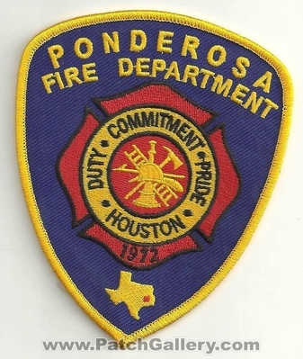 PONDEROSA FIRE DEPARTMENT
Thanks to Ronnie5411 for this scan.
