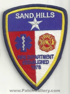 SAND HILLS FIRE DEPARTMENT
Thanks to Ronnie5411 for this scan.
