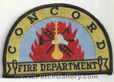 CONCORD FIRE DEPARTMENT
Thanks to Ronnie5411 for this scan.
