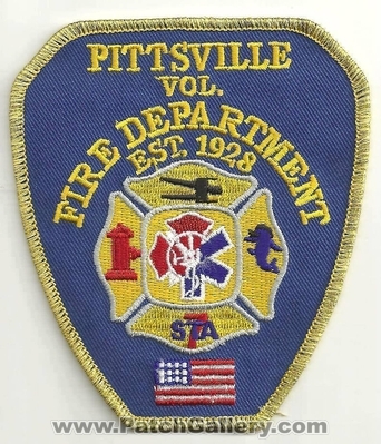 PITTSVILLE FIRE DEPARTMENT 
Thanks to Ronnie5411 for this scan.
