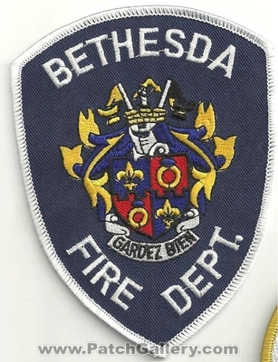 BETHESDA FIRE DEPARTMENT
Thanks to Ronnie5411 for this scan.
