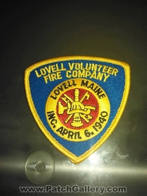 LOVELL FIRE DEPARTMENT 
Thanks to Ronnie5411
