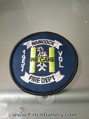 HANCOCK FIRE DEPARTMENT
Thanks to Ronnie5411
