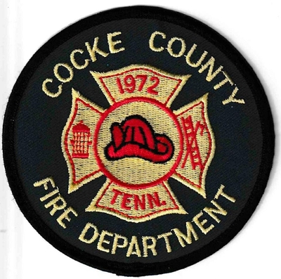 Cocke County Fire Department Patch (Tennessee)
Thanks to Ronnie5411 for this scan.
Keywords: co. dept. tenn. 1972