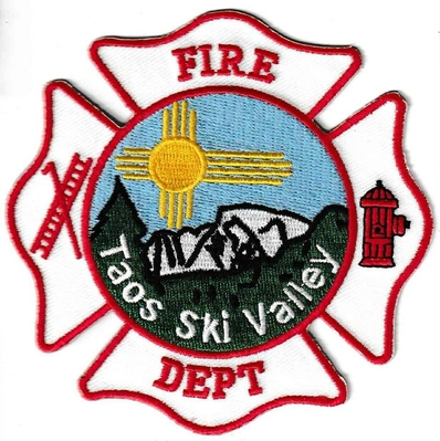 Taos Ski Valley Fire Department Patch (New Mexico)
Thanks to Ronnie5411 for this scan.
Keywords: dept.