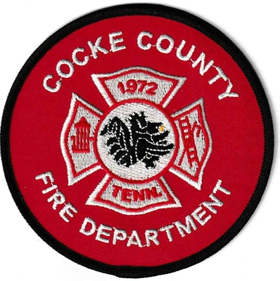 Cocke County Fire Department Patch (Tennessee)
Thanks to Ronnie5411 for this scan.
Keywords: co. dept. tenn. 1972