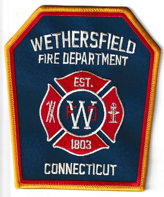 Wethersfield Fire Department Patch (Connecticut)
Thanks to Ronnie5411 for this scan.
Keywords: dept. est. 1803