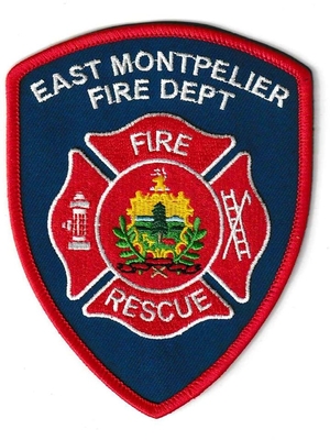 East Montpelier Fire Department Patch (Vermont)
Thanks to Ronnie5411 for this scan.
Keywords: dept. rescue