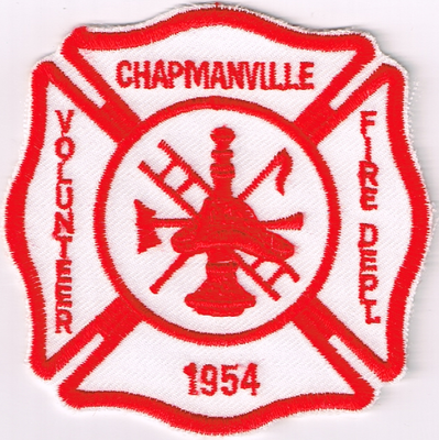 Chapmanville Fire Department Patch (Pennsylvania)
Thanks to Ronnie5411 for this scan.
