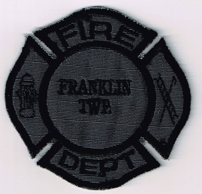 Franklin Township Fire Department Patch (Ohio)
Thanks to Ronnie5411 for this scan.
Keywords: twp. dept.