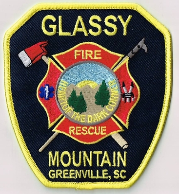 Glassy Mountain Fire Rescue Department Greenville Patch (South Carolina)
Thanks to Ronnie5411 for this scan.
Keywords: dept. sc heart of the dark corner