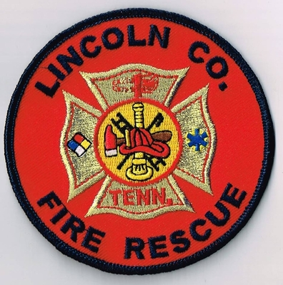 Lincoln County Fire Department Patch (Tennessee)
Thanks to Ronnie5411 for this scan.
Keywords: co. dept. tenn.
